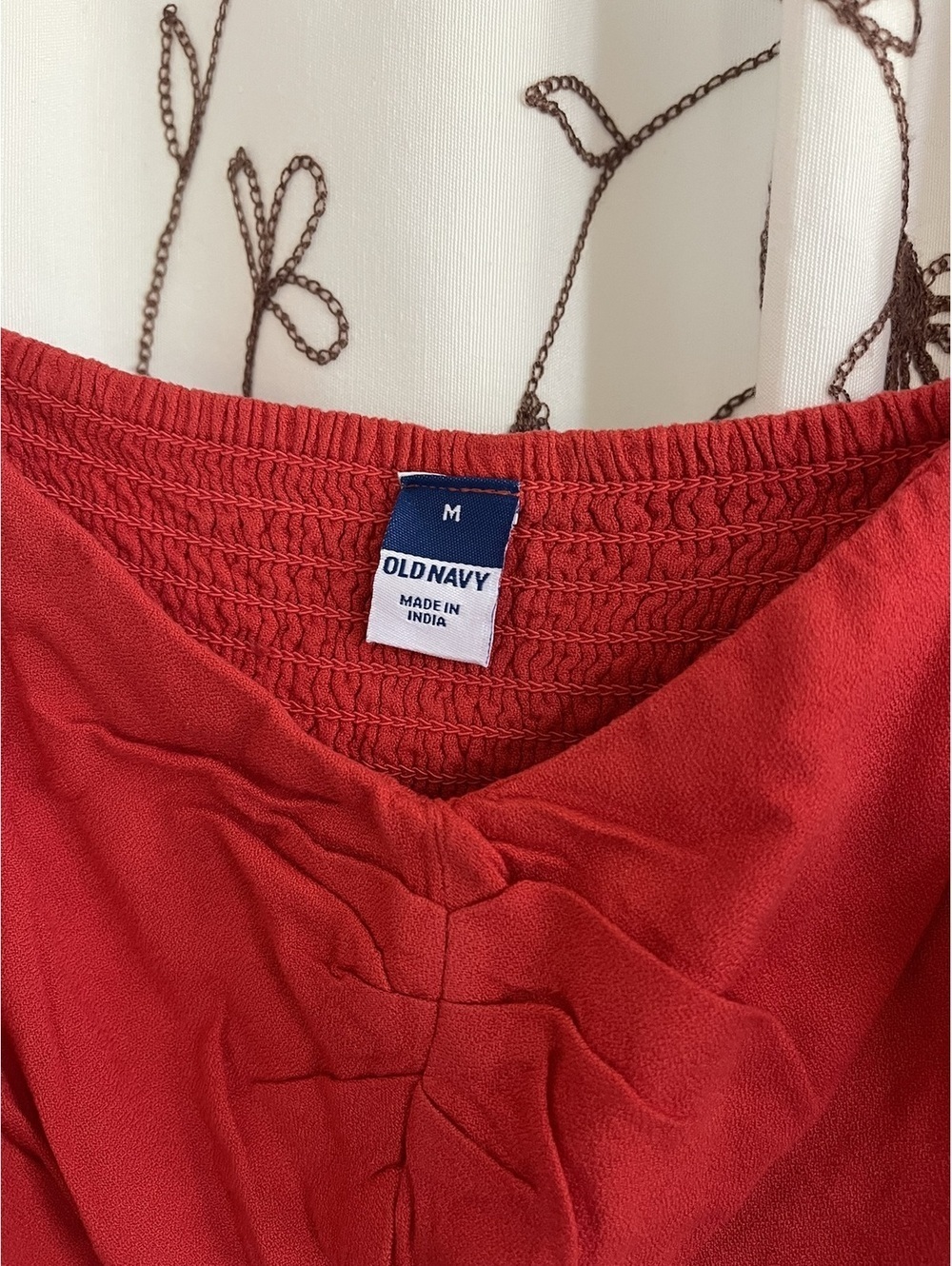 New With Tags | Old Navy | Sz M | sleeveless tie-front smocked-back dress - Picture 3 of 6